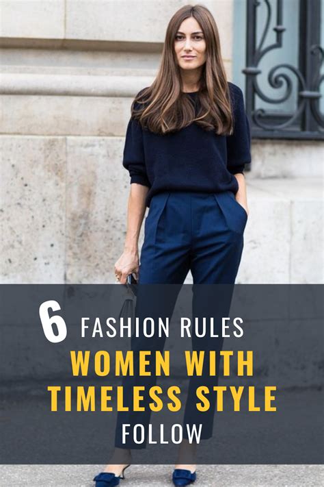 Women With Classic Timeless Style All Follow A Certain Set Of Rules