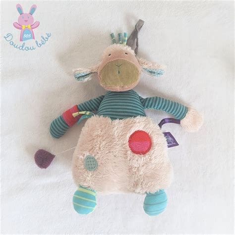 Doudou Mouton Musical Les Jolis Pas Beaux Moulin Roty