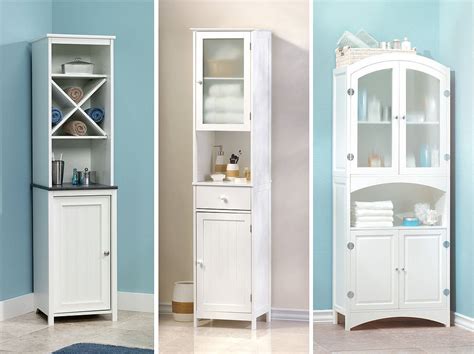 White bathroom cabinets & storage. White bathroom storage cabinets - ChoozOne