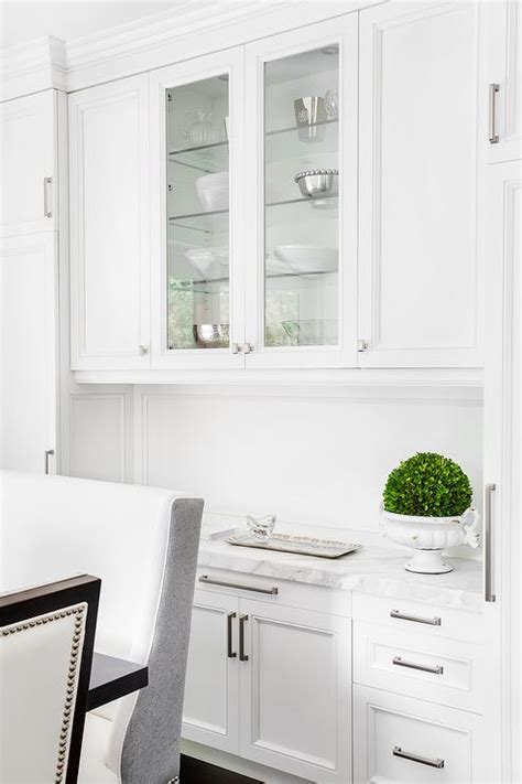 Glass kitchen cabinet doors will give a sleek modern look to any kitchen. Dining Room with Glass Cabinet Door China Cabinet ...