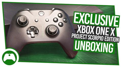 Exclusive Xbox One X Project Scorpio Edition Unboxing Youtube