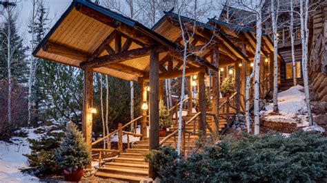 Colorado Dream Homes 13m Aspen Home Has Luxurious Log Cabin Feel