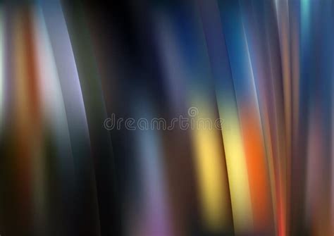 Abstract Blue Yellow And Orange Background Design Stock Vector