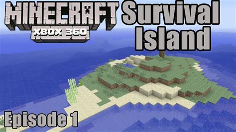 Minecraft Xbox 360 Edition L Survival Island Episode 1 Stranded Youtube