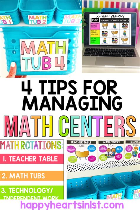 4 Tips For Managing Math Centers Artofit