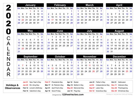 Calendar 2020 Good Friday Calendar Printables Free Templates