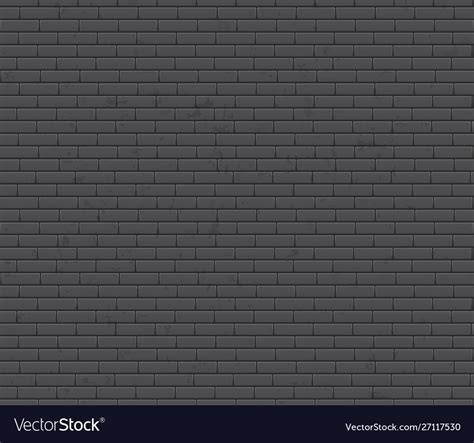 Seamless Texture Brick Wall Old Grey Brick Vector Image