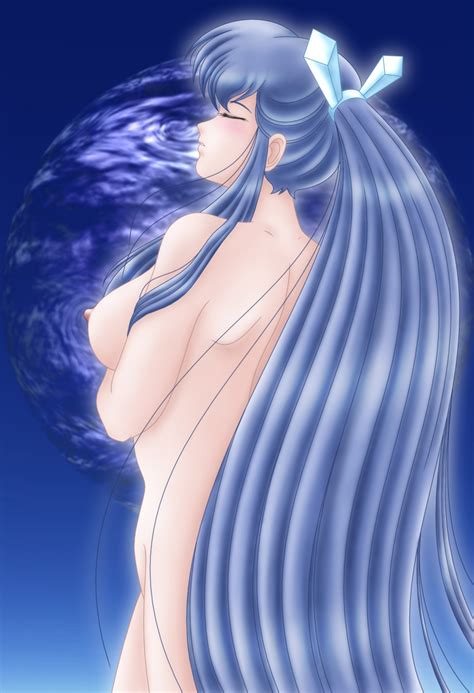 Rule 34 1girls 80s Blue Hair Blush Breasts Closed Eyes Female From Behind Ice Large Breasts