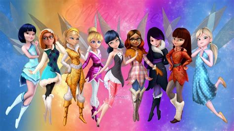 Miraculous Ladybug Fairies ♥ All Ladybug Girls As Disney