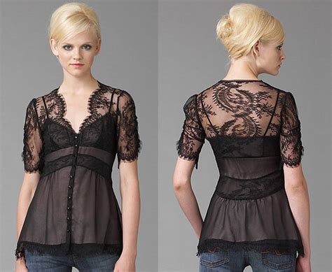 Nanette Lepore Lapore Sold Out And Rare Lingerie Lace Blouse Top New 8