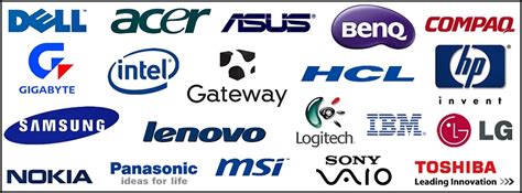 Computer Technology Logos And Names