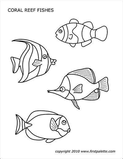 Sea Animals Free Printable Templates And Coloring Pages