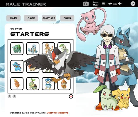 Pokemon Trainer Creator - Sniver-K OC by gungly on DeviantArt