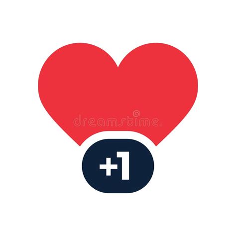 Valentine Red Heart Like Counter Comment Follower And Notification