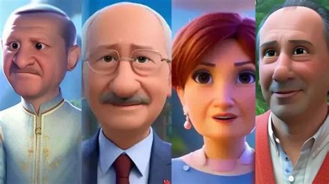 Siyasi Liderlerin Yapay Zekayla Izilen Disney Karakterleri G Ndem Oldu