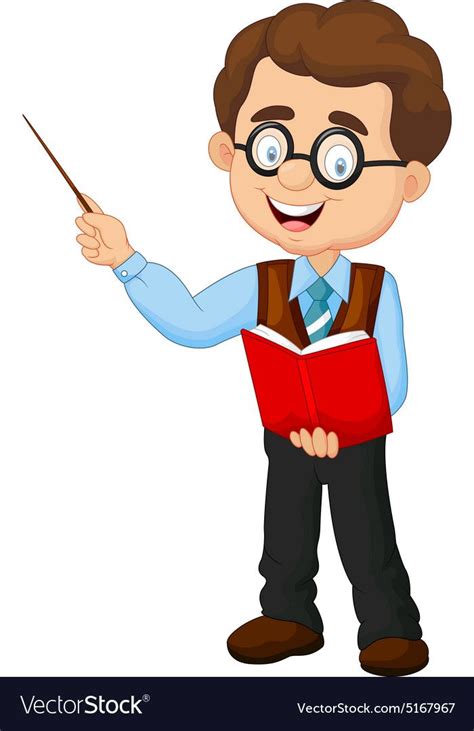 Illustration Of Cartoon Male Teacher Download A Free Preview Or High