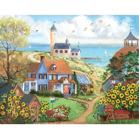 Beach Market 500 Piece Jigsaw Puzzle Bits And Pieces