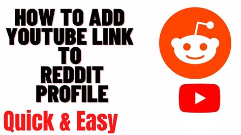 How To Add Youtube Link To Reddit Profile Youtube