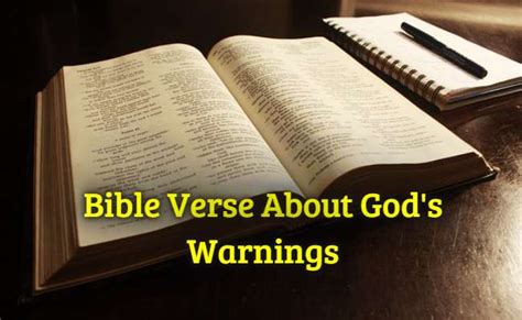 Best 20bible Verse About Jesus Gods Warnings Us Kjv Scripture