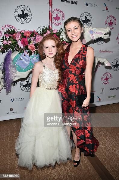 Actresses Francesca Capaldi And G Hannelius Attend The 2016 Carousel