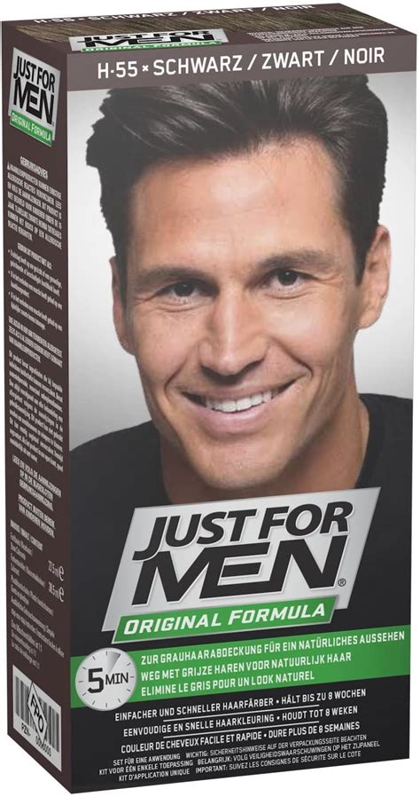 Greying hair is a perfectly natural part of the ageing process, and while a few more bits of salt in your pepper doesn't necessarily mean you should be drafting. Just for Men Hair Dye, Original Formula Hair Colour H55 ...