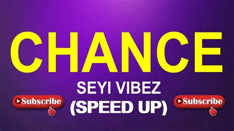 Seyi Vibez Chance Na Ham Speed Up Speed Up Tik Tok