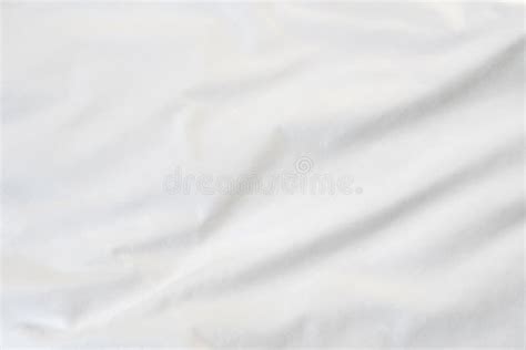 Texture Of White Blanket Crumpled On Bed Stock Image Image Of