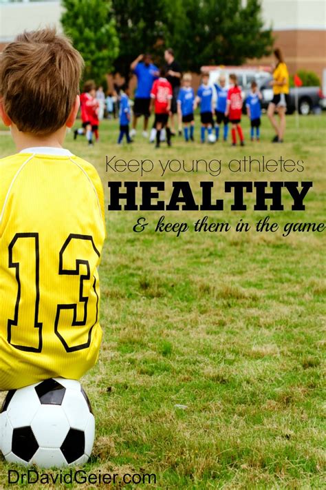 Keep Young Athletes Healthy And Keep Them In The Game Dr David