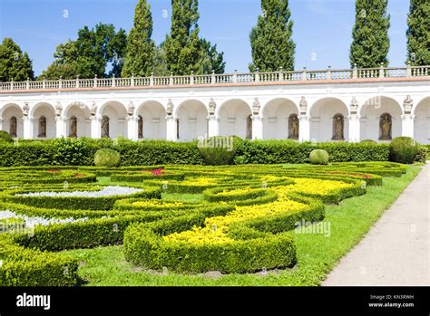 Flower Garden Of Kromeriz Palace Czech Republic Stock Photo Alamy