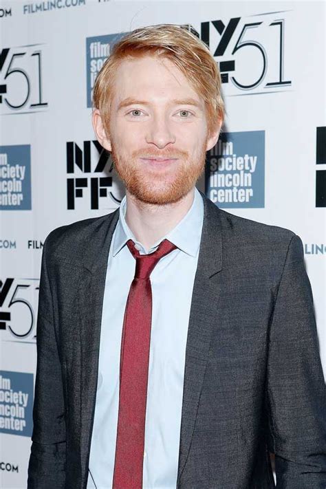 Domhnall gleeson … 'getting yourself into the audition is tough'. Domhnall Gleeson Height, Weight, Biceps Size, Body ...
