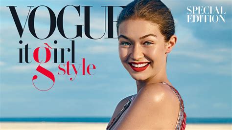 Gigi Hadid Is The Ultimate It Girl On The Cover Of Vogues Special