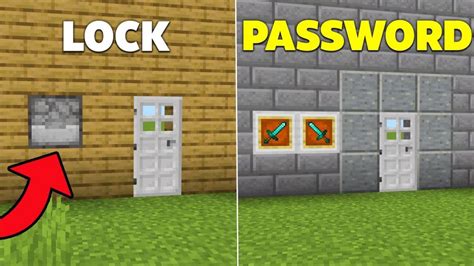 3 Simple Security Redstone Builds In Minecraft Bedrock Creepergg