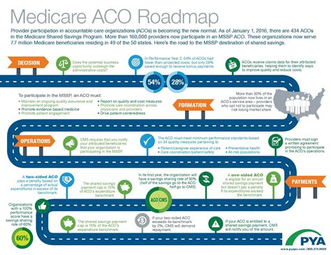 Medicare ACO Roadmap Infographic - PYA | Roadmap infographic, Roadmap