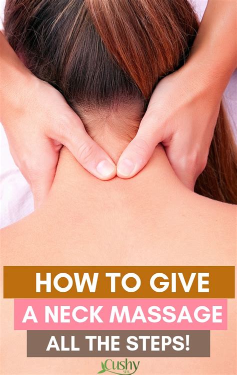Wie Man Eine Nackenmassage Mit 11 Einfachen Schritten Gibt Cushy Spa Turner Blog