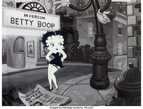 Who Framed Roger Rabbit Betty Boop Production Cel Walt Lot 95209
