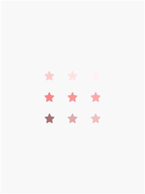 Small Pink Star Pack Sticker By Peytontaylor06 Redbubble Aztec