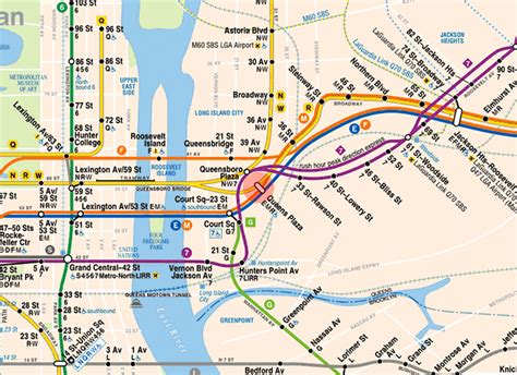 Subway Map Of Queens Time Zones Map