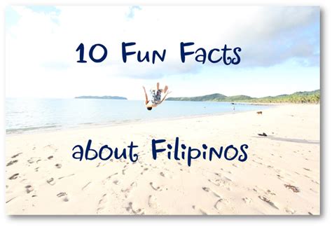 fun facts about filipinos