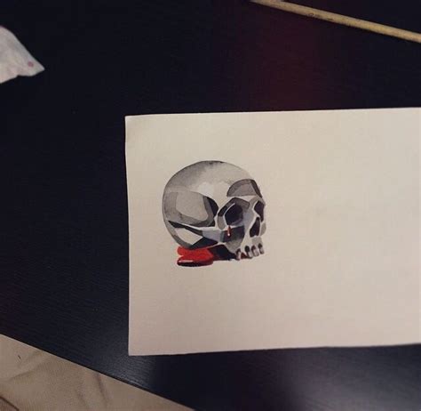 Sasha Unisex Crying Skull Blood Body Art Tattoos I Tattoo Cool