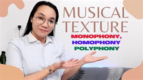 Texture In Musicmonophony Homophony Polyphony Youtube