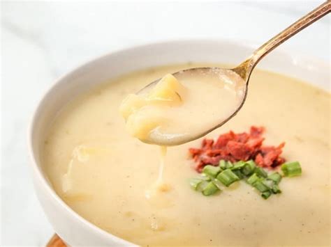 This Minute Dairy Free Potato Soup Is So Creamy And Easy To Make