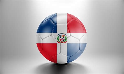 Premium Photo 3d Soccer Ball With Dominican Republic Country Flag