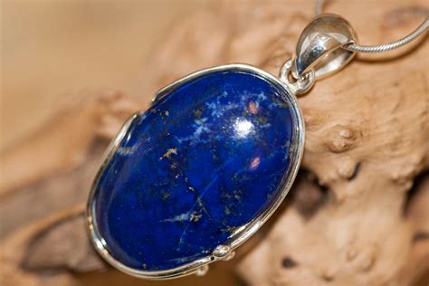 Amazing Lapis Lazuli Pendant Fitted In Sterling Silver Setting Lapis