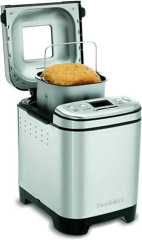 Press crust and select medium (or to taste). Cuisinart CBK-110P1 Compact Automatic Bread Maker - BRAND