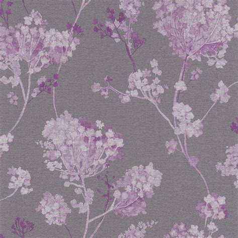 Rasch Florentine Floral Motif Flower Pattern Textured Wallpaper 449235