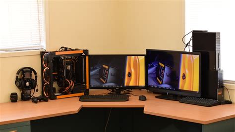 My Orange And Black Setup Video Game Room Design Computer Setup Setup