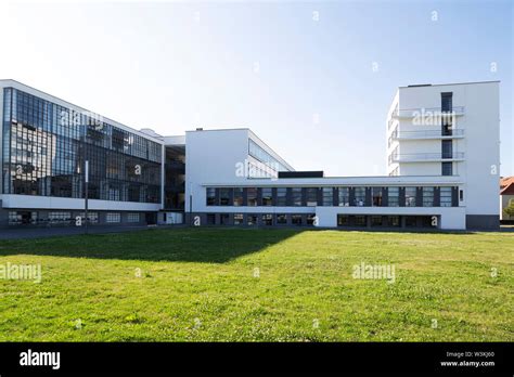 The Bauhaus Building In Dessau Germany The Building Was Designed By