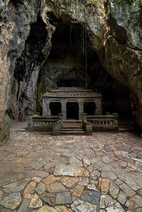 Famous Marble Mountain Cave With Ancient Temple By Stocksy