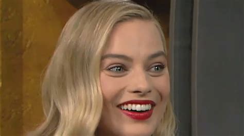 Oh My God What Margot Robbie Learns Of Sag Awards Nomination Mid Interview