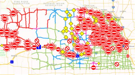 511 Nebraska Road Conditions Map